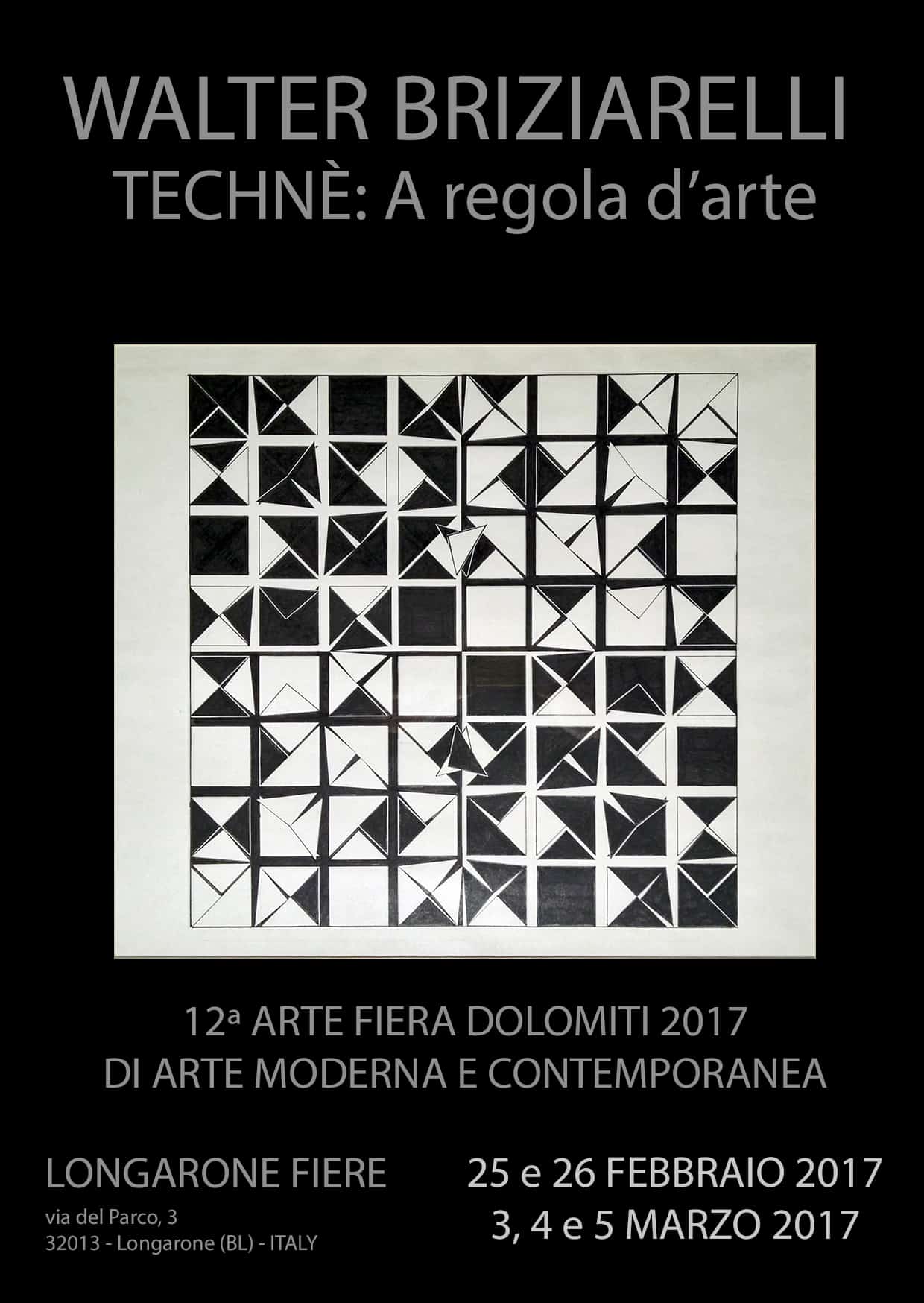TECHNÈ. A regola d'arte - 12°  FIERA  D'ARTE MODERNA E CONTEMPORANEA 2017