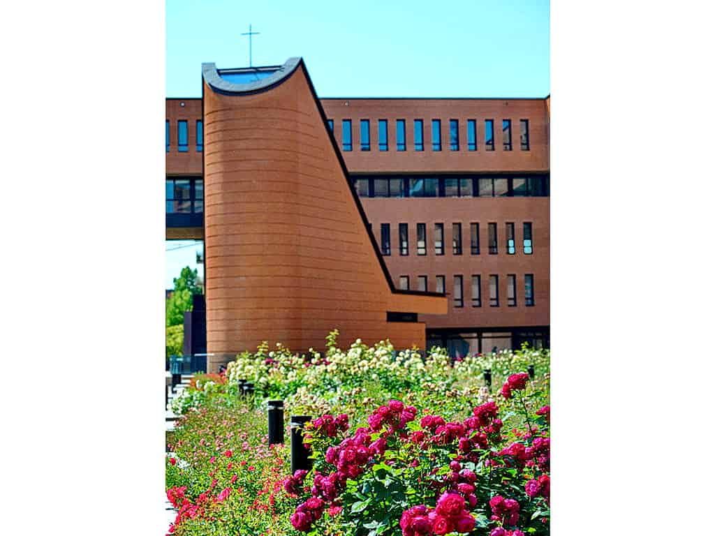 Mario Botta - Cappella centro Appiani dal basso